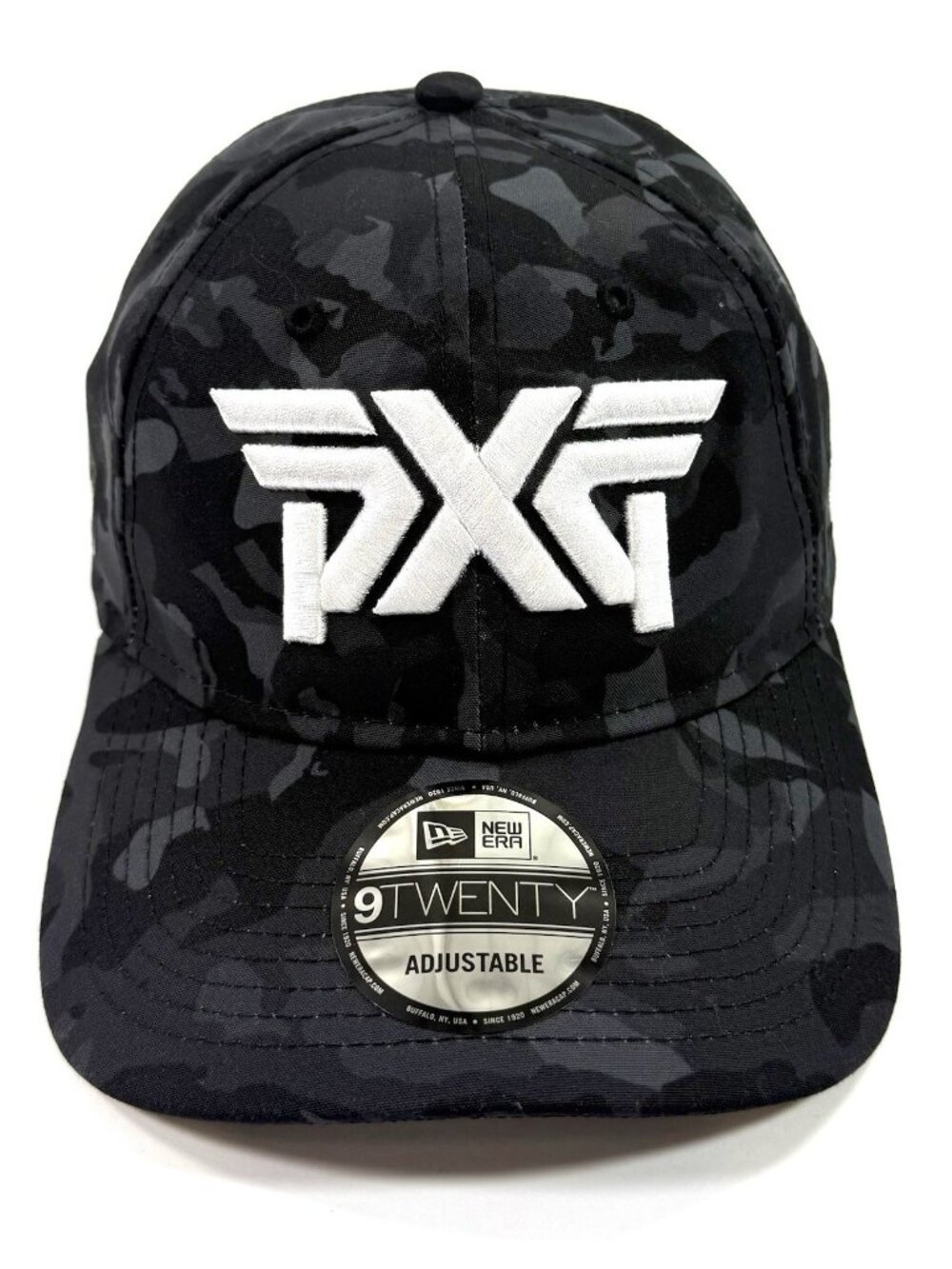 New Era 9Twenty PXG Fairway Camo 920 Unstructured Black Golf Hat NWT